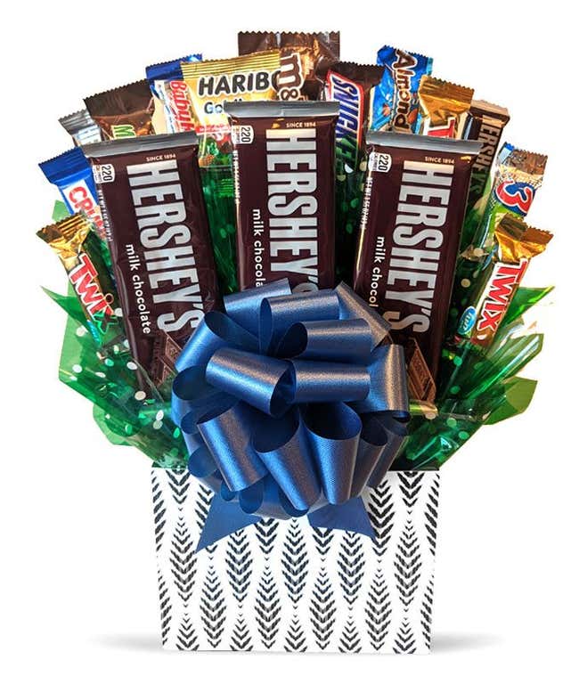 Boho Blue Candy Bouquet