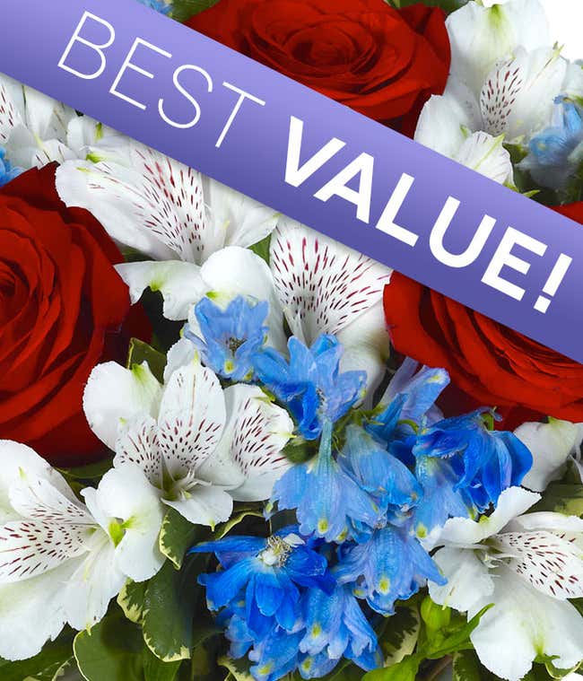 4th of July Florist Designed Bouquet