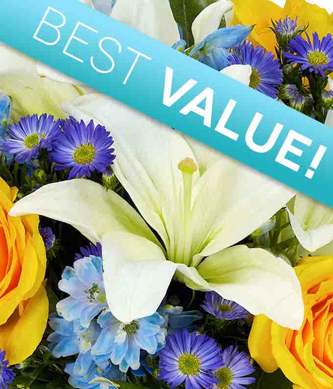 Florist Designed New Baby Boy Bouquet