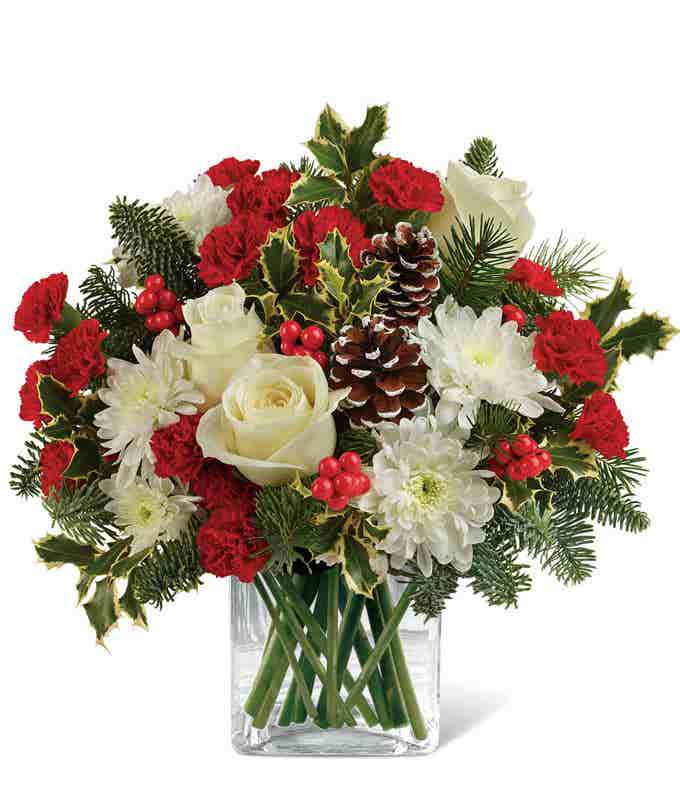 Christmas Holly Hug Bouquet