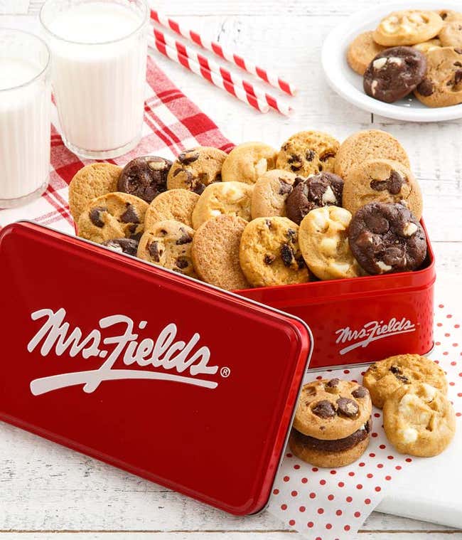 Mini Cookies Gift Tin - 30 Piece